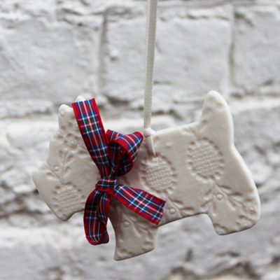 Scottie dog Christmas decoration