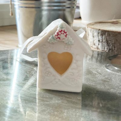 Little holly house decoration, heart window