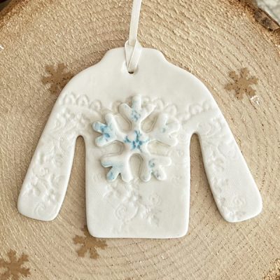 Christmas jumper decoration, snowflake