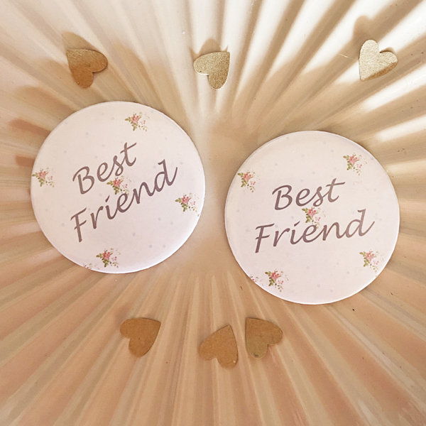 Pocket mirror, set of two best friend
