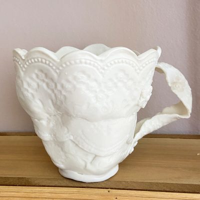 Lace tea cup