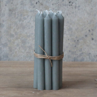 Taper candle grey